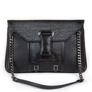 Bella black clutch