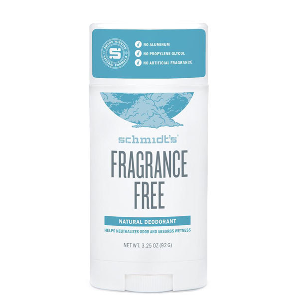 Fragrancefree natural deodorant stick Schmidt's