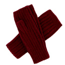 Red Alpaca long Mittens