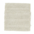 White Flor square scarf