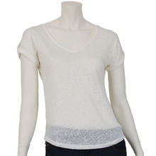 Linen ivory Cina T-shirt