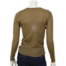 Star dust cashmere V neck Constellation pullover