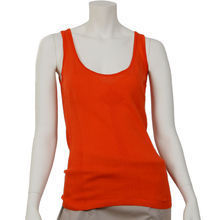 Orange knitt tank top