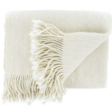 Belen white Alpaca stole