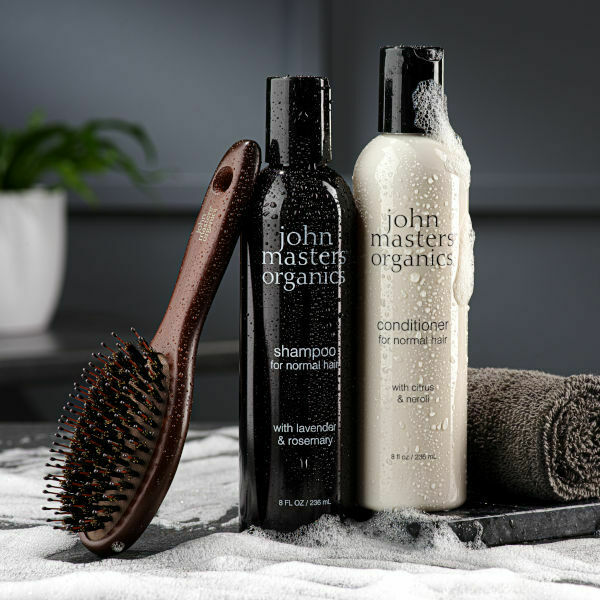 smør Pris effektivt Natural Bamboo paddle brush for thick hair - John Masters Organic