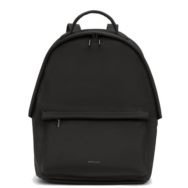 Black vegan lady backpack Munich Matt Nat