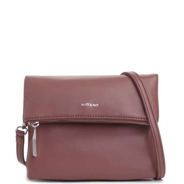 Mauve Purple Vegan Lady Shoulder Bag Hiley Matt Nat