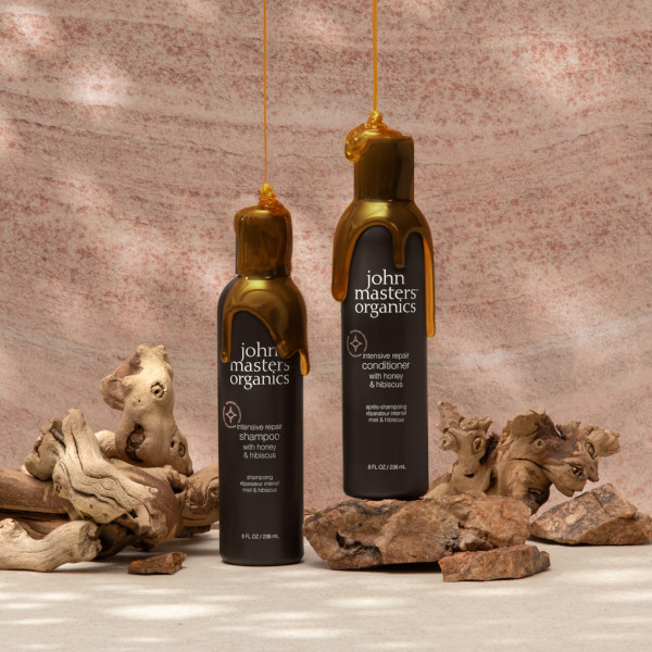 Repair hair organic conditoner with honey & hibiscus - John