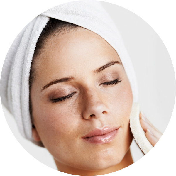 Natural face exfoliants with enzymes & plant acids