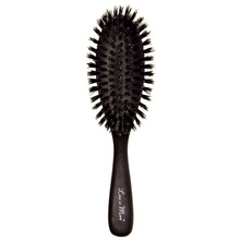 Ebonybrush - (ebony / wild boar bristle hair brush) Less is More - Ebonybrush handmade wild boar bristle