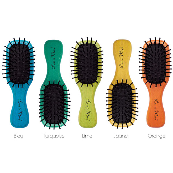 Less is More - Premium mini hair brush (beech / nylon)
