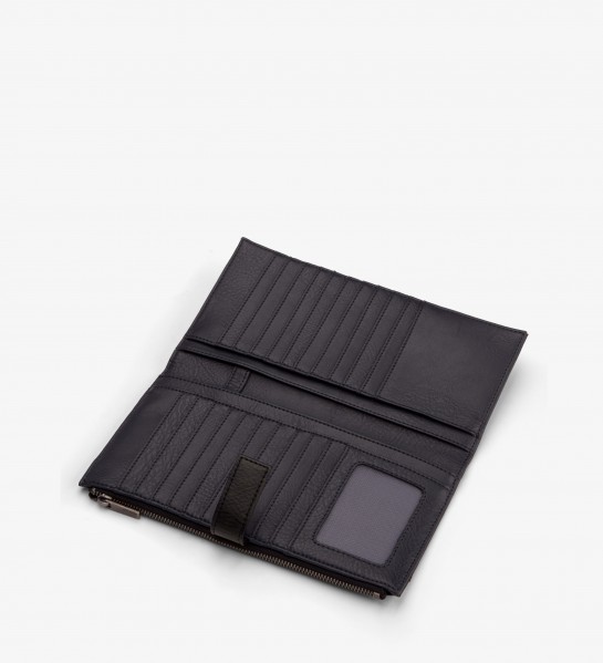 Matt & Nat - Large Motiv black vegan wallet