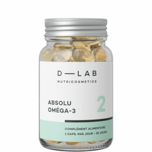 Pure Omega-3 - Nutrition & hydration concentrate D-Lab - 100% natural dietary supplement for dry skin Pure Omega 3