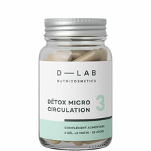 Microcirculation Detox - Dull & tired skin D-Lab - Microcirculation Detox food supplement