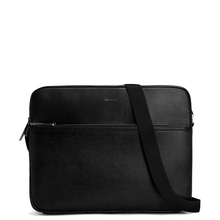 Coen messenger - Black Matt & Nat - Coen black vegan messenger bag