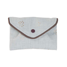 Cards pouch "Iris" - Grey La Vie devant Soie - Pouch "Iris" - Grey