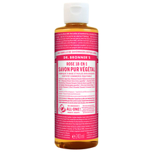 Rose 18-in-1 Pure-Castile Liquid Soap Dr. Bronner - Rose Pure-Castile natural Liquid Soap