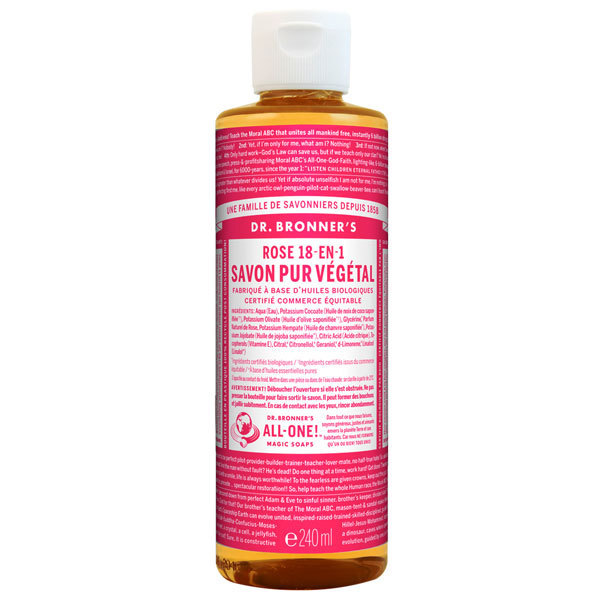 Dr. Bronner - Rose Pure-Castile natural Liquid Soap