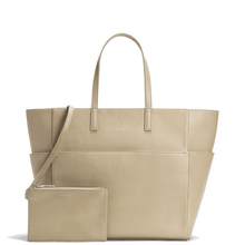 Tamara tote bag - Sand Matt & Nat - Tamara sand vegan tote bag