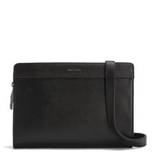 Castell crossbody bag - Black Matt & Nat - Castell black vegan shoulder bag