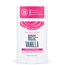 Schmidt's - Rose + Vanilla natural deodorant stick