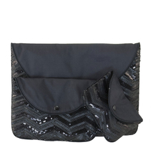 Pocket "Nïka" (S-M-L) - Black & Sequins La Vie devant Soie - Pocket "Nïka" (S-M-L) - Black & Sequins