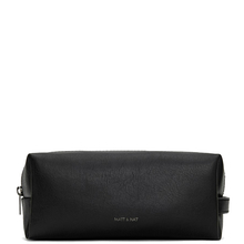 Blair toiletry case - Black Matt & Nat - Blair black vegan toiletry case