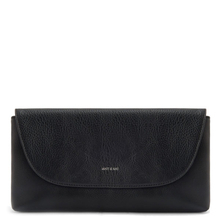 Charlotte clutch - Black Matt & Nat - Charlotte black vegan clutch