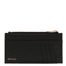 Nolly wallet - Black Matt & Nat - Nolly black vegan wallet