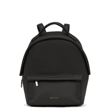 Munich mini backpack - Black Matt & Nat - Munich mini black vegan Backpack