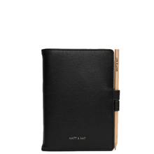 Magistral SM note pad sleeve - Black Matt & Nat - Magistral SM black vegan note pad sleeve