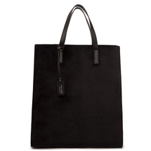 Matt & Nat - Dia black SUEDE vegan tote carryall bag