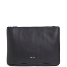 Drew clutch - Black Matt & Nat - Dwes vegan black clutch