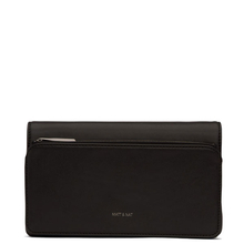 Petite mini clutch - Black Matt & Nat - Mini Petite black vegan clutch