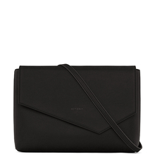 Riya clutch - Black Matt & Nat - Riya black vegan clutch
