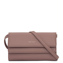 Matt & Nat - May vegan Mahogany clutch 