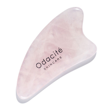 Odacité - Crystal Contour Gua Sha in Rose quartz