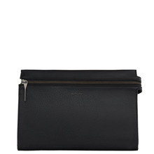 Arta clutch - Black Matt & Nat - Arta clutch in Black vegan leather