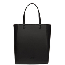 Sella tote - Black Matt & Nat - Sella black vegan tote carryall bag