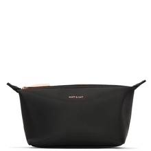 Abbi Mini cosmetic bag - Black Matt & Nat - Abbi Mini black vegan cosmetic bag