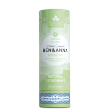 Lemon & Lime sensitive deodorant stick Ben & Anna - Lemon & Lime sensitive deodorant stick