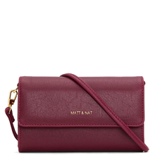 Drew clutch - Garnet Matt & Nat - Drew vegan Garnet clutch