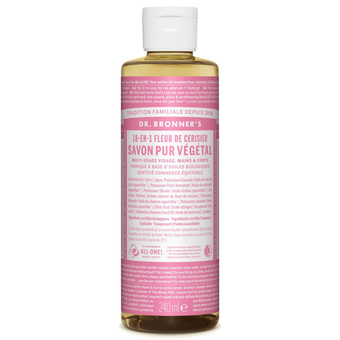 Cherry Blossom 18-in-1 Pure-Castile Liquid Soap Dr. Bronner - Cherry Blossom Pure-Castile natural Liquid Soap