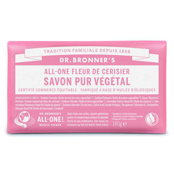 Cherry Blossom Pure-Castile bar soap Dr. Bronner - Cherry Blossom Pure-Castile bar soap