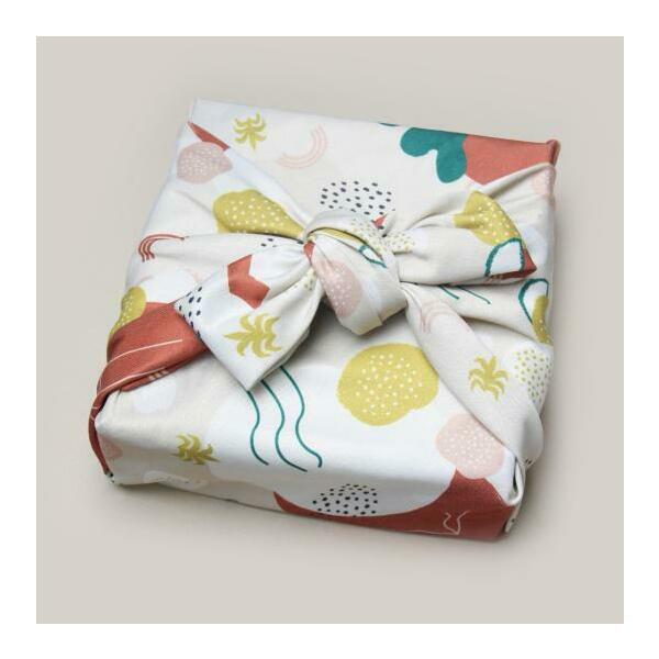 Paké - Terra - 100 x 100cm reusable gift wrap
