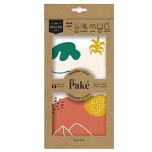 Paké - Terra - 100 x 100cm reusable gift wrap