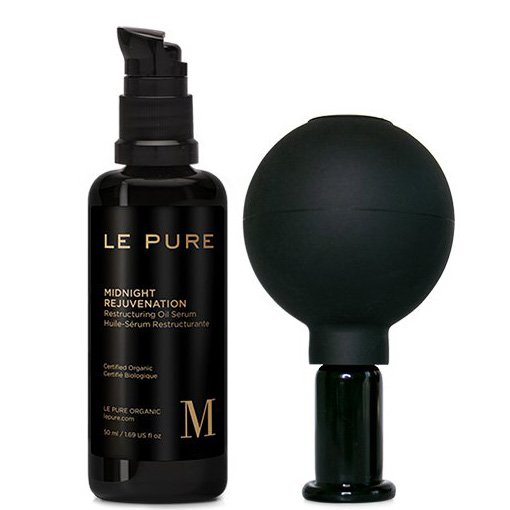 LE PURE - Midnight Rejuvenation + Face massage Cup set