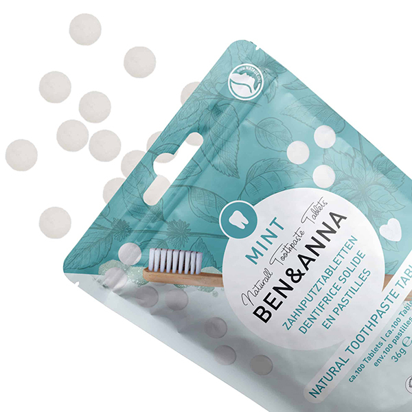 Ben & Anna - Mint - Natural Toothpaste Tablets