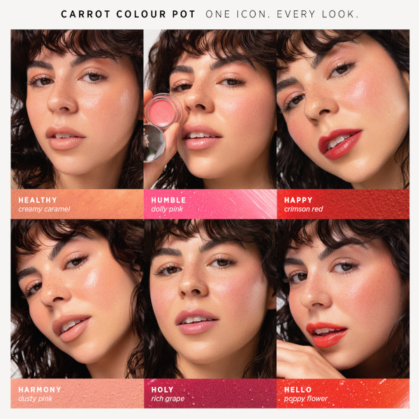 Ere Perez - Carrot Colour Pot - Happy - Blush & lip tint Ere Perez - Carrot Colour Pot - Happy - Blush & lip tint
