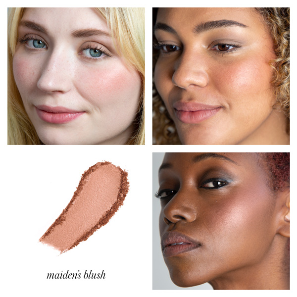 Maiden's Blush brown natural Dimension gel to powder refillable blush - RMS  Beauty